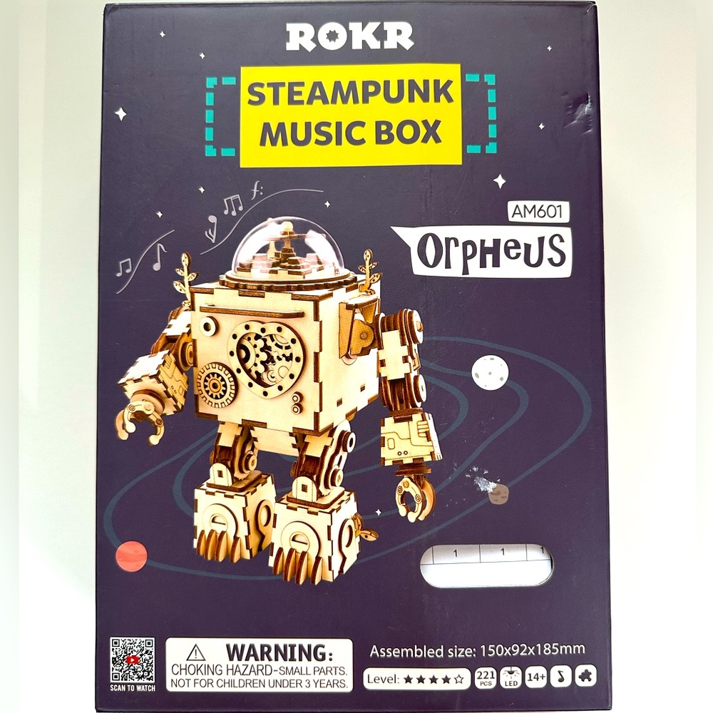 Rokr Steampunk Music Box Opheus